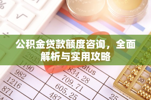 肇庆公积金贷款额度咨询，全面解析与实用攻略