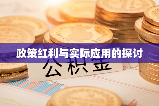 肇庆政策红利与实际应用的探讨