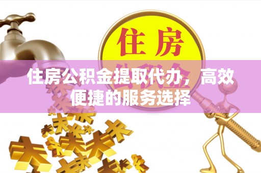 肇庆住房公积金提取代办，高效便捷的服务选择